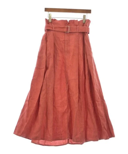 CINOH Long/Maxi length skirts satin skirt smooth