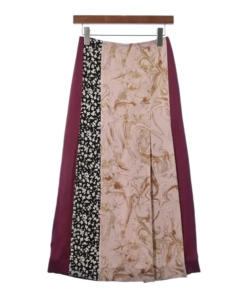 irojikake Long/Maxi length skirts wool skirt breathable