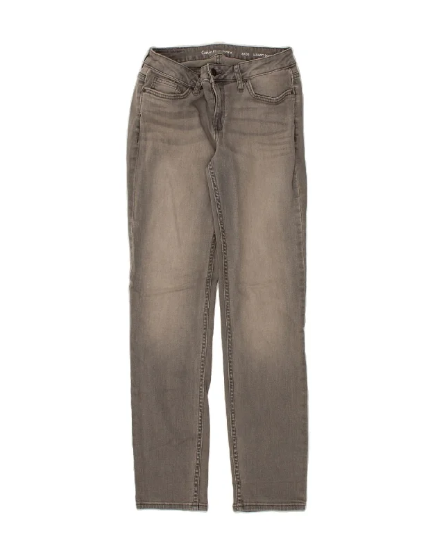 CALVIN KLEIN Womens Ultimate Skinny Jeans W30 L30  Grey Casual Skinny Fit Jeans