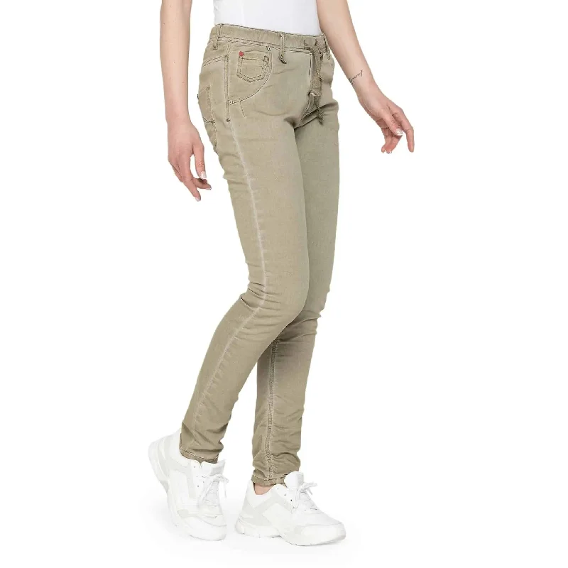 Carrera Jeans - 750PL-980A - Green Trendy Skinny High-Waist Jeans