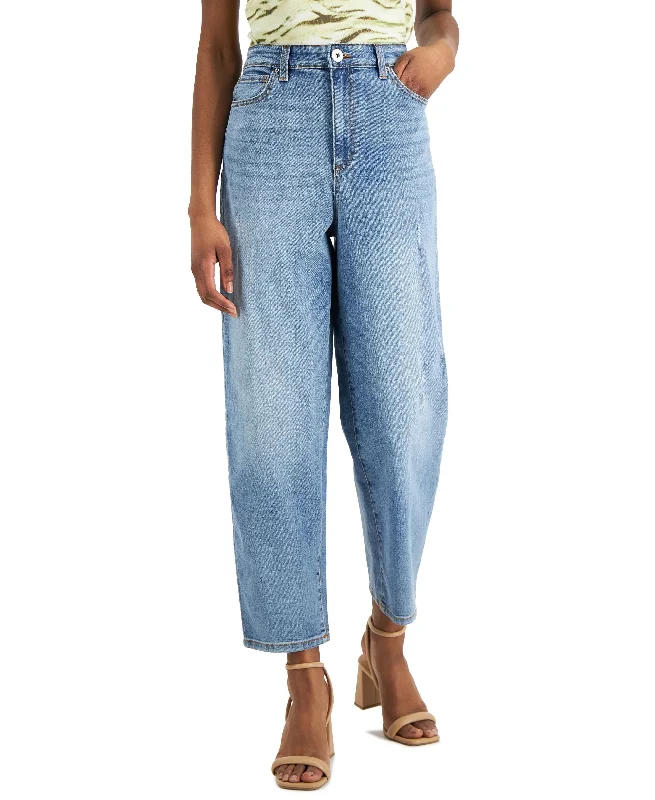 INC International Concepts High Rise Mom Jeans Comfortable Jogger Style Jeans