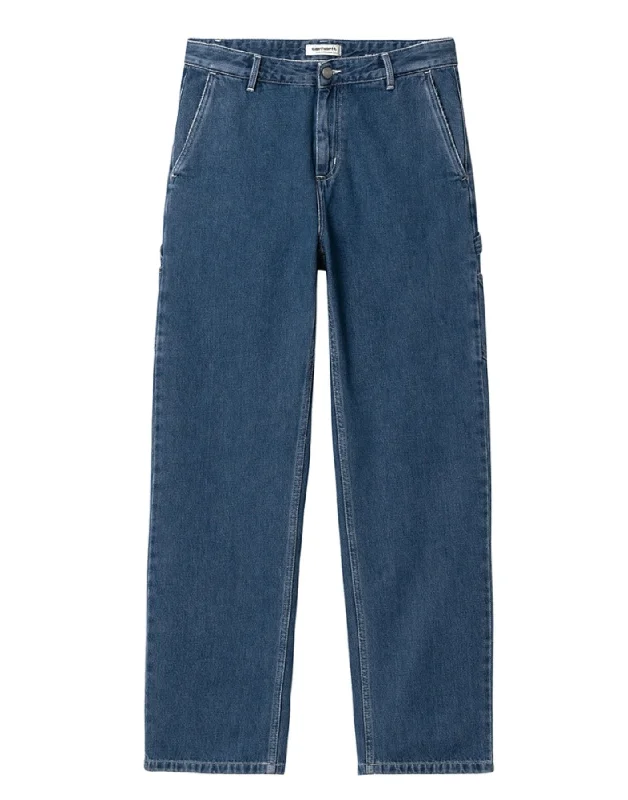 Jeans woman I031251 BLUE STONE WASHED CARHARTT WIP Trendy Patchwork Denim Jeans