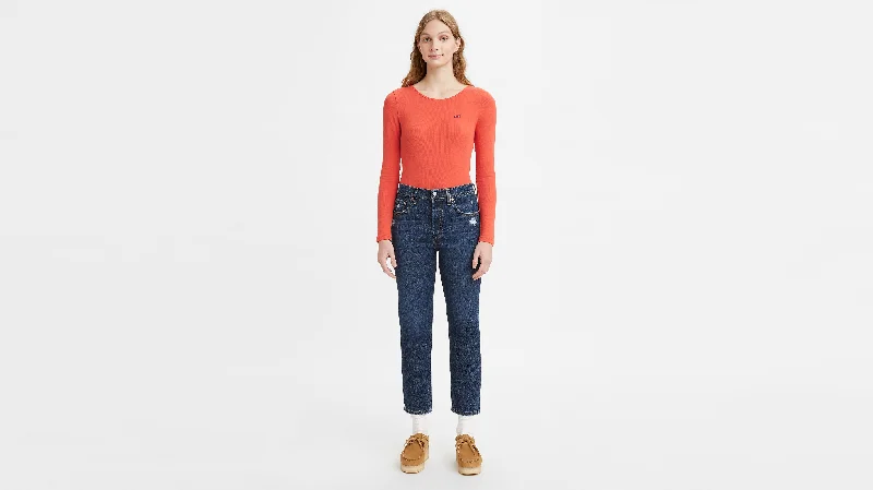 Levi's® Women's 501® Original Cropped Jeans Elegant Tapered Leg Denim