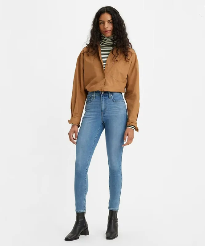Levi's Women's 721 High Rise Skinny Jeans - Lapis Air Classic Slim Fit Jeans