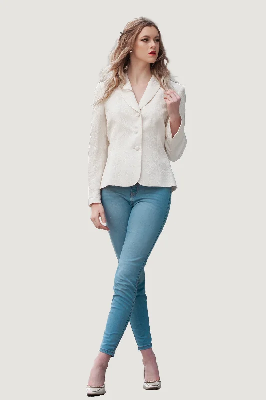 Skinny High Jeans Elegant Raw Hem Jeans